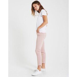 AG Cigarette Prima Mid Crop Jeans Rose Quartz Pink Size 25
